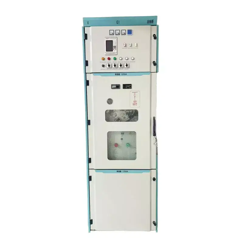 အလတ်စား ဗို့အား 33KV/36KV SF6 Gas Insulated RMU Panel Compact Distribution Switchgear